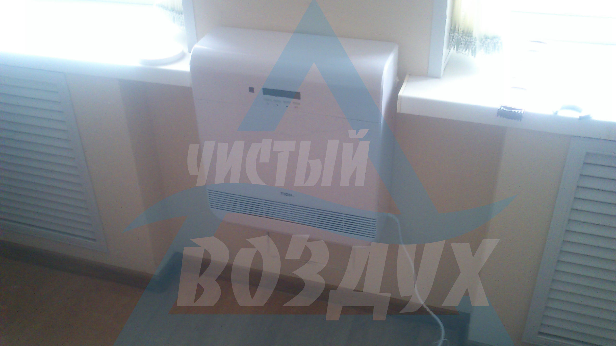 монтаж бризера ТИОН О2